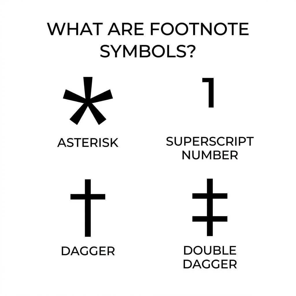 What Are Footnote Symbols