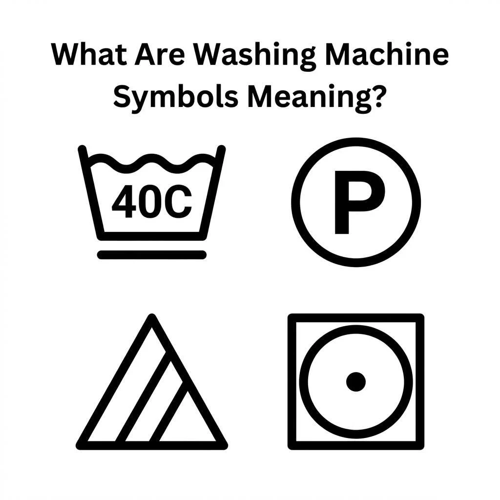 What Are Washing Machine Symbols Meaning