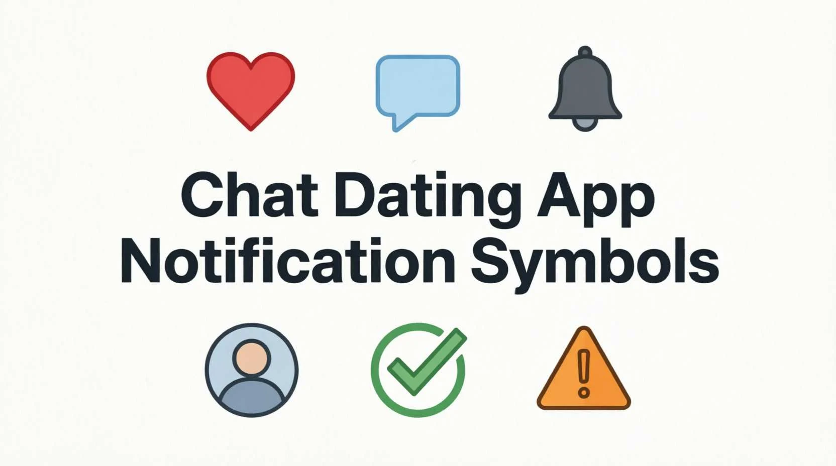 Chat Dating App Notification Symbols