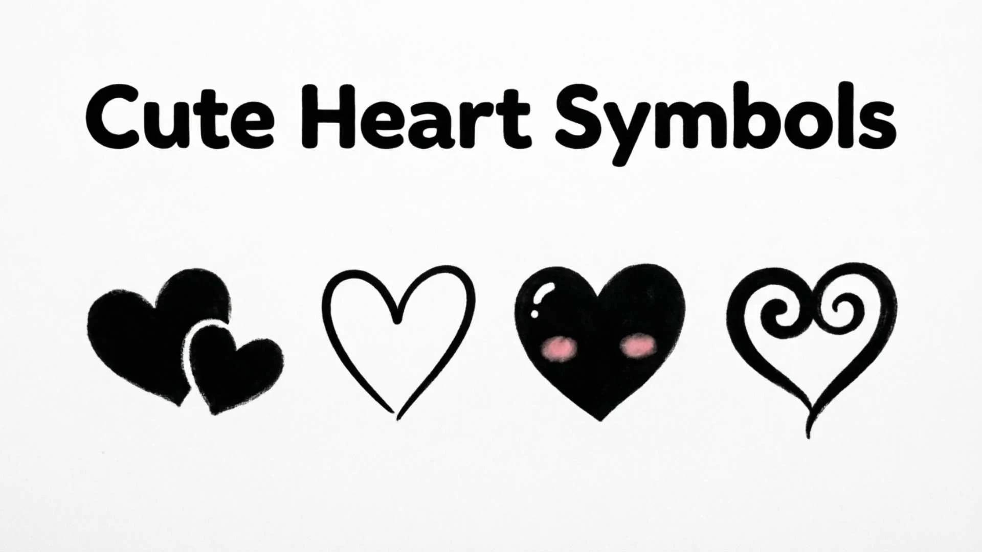 Cute Heart Symbols