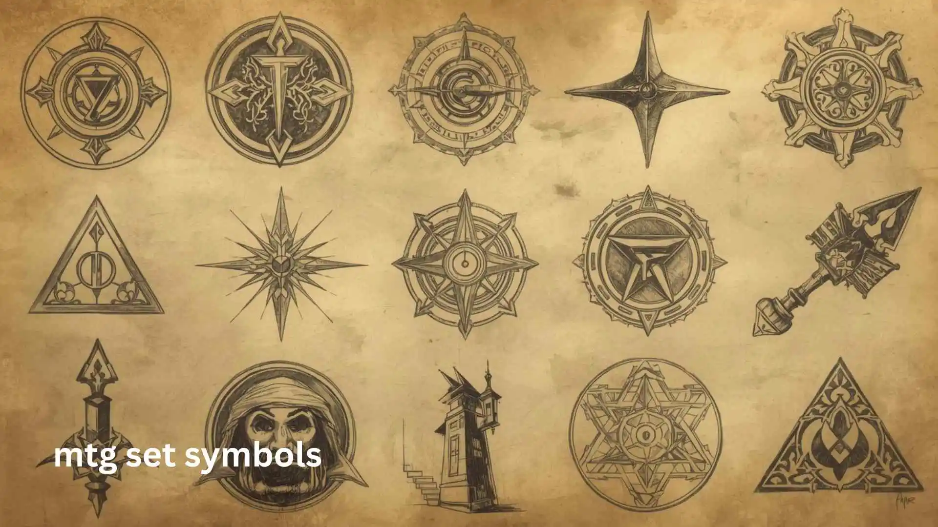 mtg set symbols