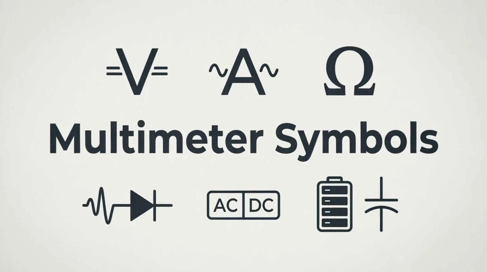 Multimeter Symbols