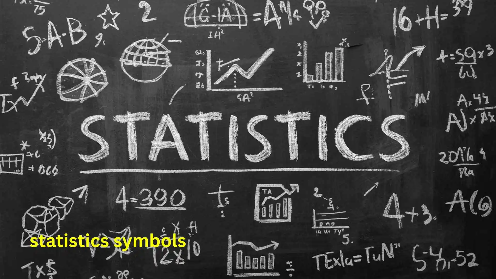 statistics symbols